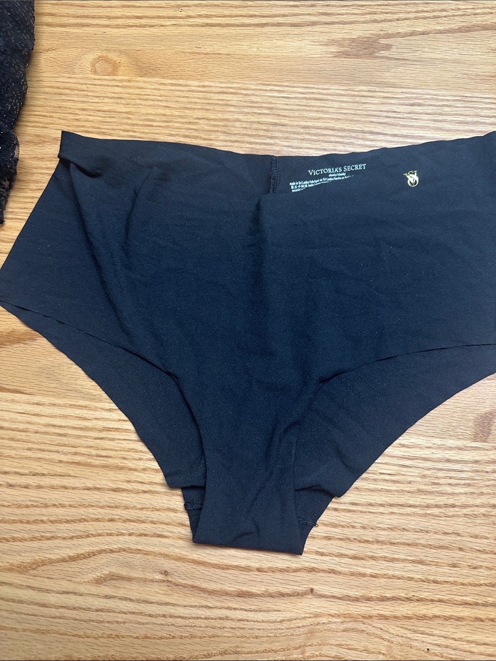 Victoria's Secret Black Seamless Hipster Brief